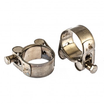 475193 | Хомуты металлические, силовые 32-35 мм, ширина 20 мм, шарнирный, W4, 2 шт, СИБРТЕХ-0