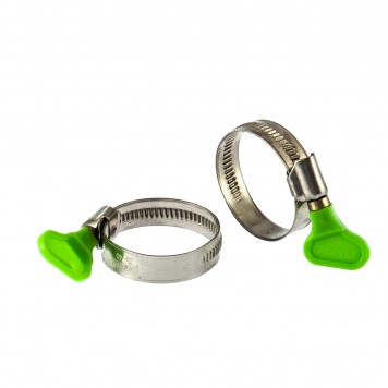 476533 | Хомуты металлические, червячные 32-44 мм, ширина 12 мм, W4, с ключом, 2 шт, СИБРТЕХ-0