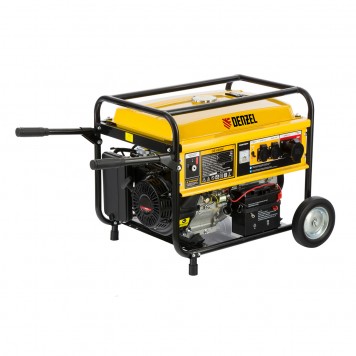 94684 | Генератор бензиновый GE 6900E, 5.5 кВт, 220 В/50 Гц, 25 л, электростартер, DENZEL-1