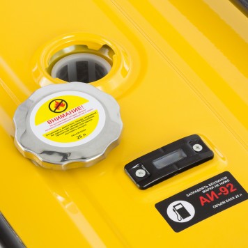 94684 | Генератор бензиновый GE 6900E, 5.5 кВт, 220 В/50 Гц, 25 л, электростартер, DENZEL-6