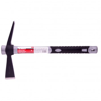 21826 | Кирка MINI, двухплоскостная, 500 г, фибергласовая обрезиненная рукоятка 385 мм, MATRIX-0