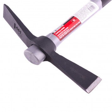 21826 | Кирка MINI, двухплоскостная, 500 г, фибергласовая обрезиненная рукоятка 385 мм, MATRIX-1