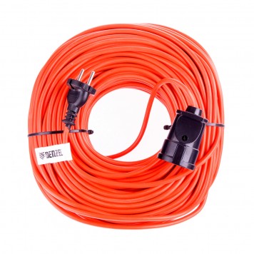 95913 | Удлинитель-шнур силовой, 50 м, 1 розетка, 10 A, серия УХ10, DENZEL-0