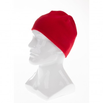 68801 | Шапка из флиса для взрослых, размер 56-57, красная, СИБРТЕХ-0