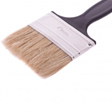 82506 | Кисть флейцевая "Стандарт", 70 х 6 мм, натуральная щетина, пластиковая ручка, СИБРТЕХ-1