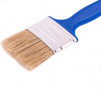 82511 | Кисть флейцевая 50 х 6 мм, натуральная щетина, пластиковая ручка, СИБРТЕХ ЭКСПЕРТ-1