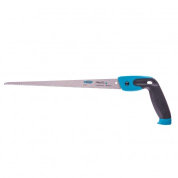 23100 | Ножовка по дереву, выкружная, 300 мм/12", 11-12 TPI, каленый зуб 3D, двухкомпонентная рукоятка, GROSS PIRANHA-0