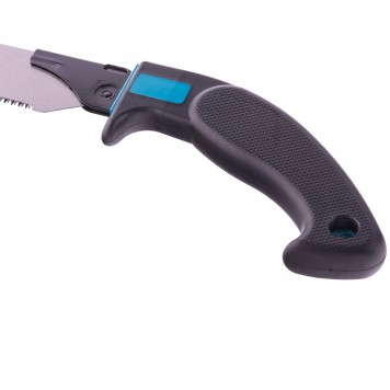 23109 | Пила МИНИ для тонких работ, 240 мм, 17-18 TPI, каленый зуб 3D, сменное полотно, GROSS PIRANHA-2