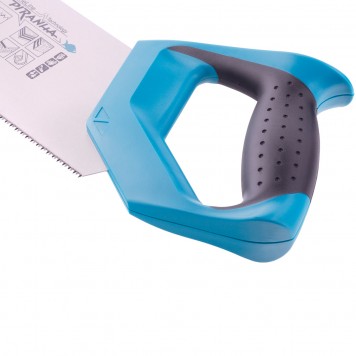 23144 | Пила для фанеры с запилом, 300 мм/12", 11-12 TPI, каленый зуб 3D, двухкомпонентная рукоятка, GROSS PIRANHA-2