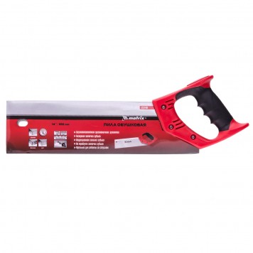 23148 | Пила по дереву обушковая для стусла, 350 мм, двухкомпонентная рукоятка, MATRIX-3