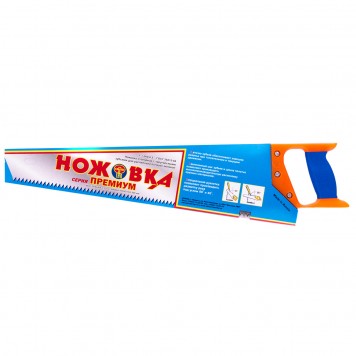 23165 | Ножовка по дереву, 500 мм, шаг зубьев 6,5 мм, пластиковая рукоятка, ИЖСТАЛЬ-ТНП-3