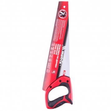 23549 | Ножовка по дереву, 400 мм, 7-8 TPI, зуб-3D, каленый зуб, тефлоновое покрытие полотна, двухкомпонентная рукоятка, MATRIX-3