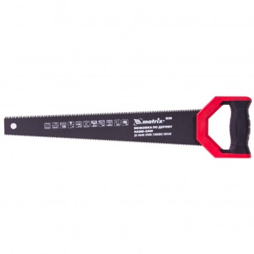 23571 | Ножовка по дереву, 400 мм, две рабочие кромки 13-14 TPI и 7-8 TPI, тефлоновое покрытие, MATRIX UNIVERSAL-0
