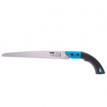 23612 | Пила по дереву, универсальные для кемпинга и сада, 330 мм, 9-10 TPI, каленый зуб 3D, двухкомпонентная рукоятка, пенал, GROSS PIRANHA-0