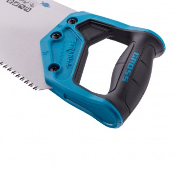 24101 | Ножовка по дереву, 500 мм, 7-8 TPI, зуб-3D, каленый зуб, двухкомпонентная рукоятка, GROSS PIRANHA-2