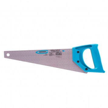 24121 | Ножовка для работы с ламинатом, 360 мм, 15-16 TPI, зуб 2D, каленый зуб, пласт.рук-ка, GROSS PIRANHA-0