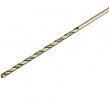 715025 | Сверло по металлу, 2,5 х 95 мм, полированное, удл, HSS, 10 шт, цилиндрический хвостовик, MATRIX-1