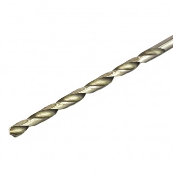 715045 | Сверло по металлу, 4,5 х 126 мм, полированное, удл, HSS, 10 шт, цилиндрический хвостовик, MATRIX-1