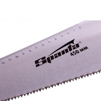 231875 | Ножовка по дереву, 450 мм, 7-8 TPI, каленый зуб, линейка, деревянная рукоятка, SPARTA-1