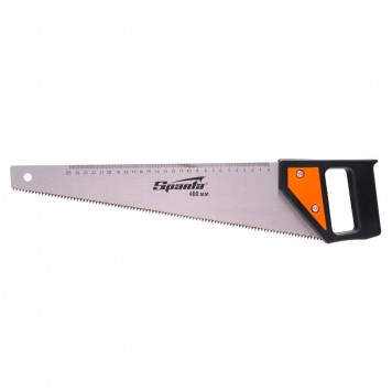 232305 | Ножовка по дереву, 400 мм, 5-6 TPI, каленый зуб, линейка, пластиковая рукоятка, SPARTA-0
