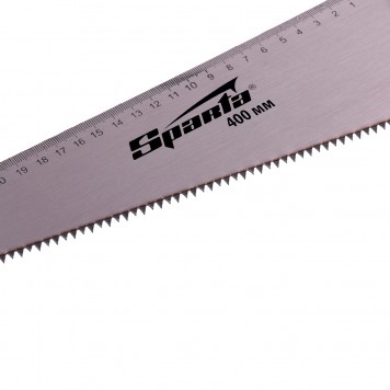 232305 | Ножовка по дереву, 400 мм, 5-6 TPI, каленый зуб, линейка, пластиковая рукоятка, SPARTA-1