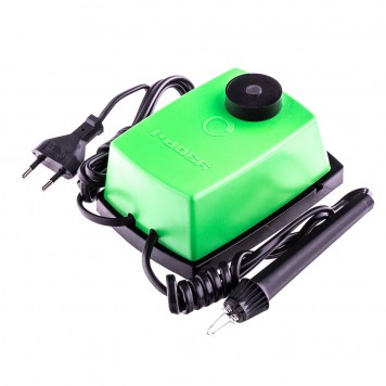 91304 | Электроприбор для выжигания по дереву "Узор 1" с подставкой, запасная игла, 5 проекций., СИБРТЕХ-1