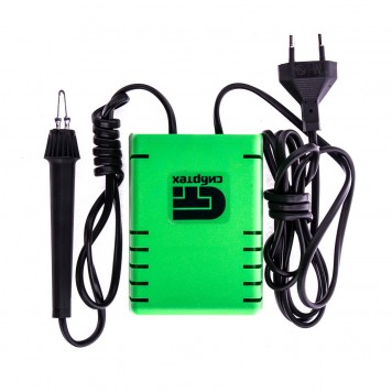 91305 | Электроприбор для выжигания по дереву "Ажур" с подставкой, 2 проекции в комплекте, СИБРТЕХ-0