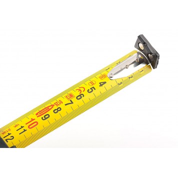 31115 | Рулетка 10 м x 25 мм, магнитный обрезиненный зацеп, двусторонняя шкала, автоматическая фиксация, GROSS SCHLAGFEST-2