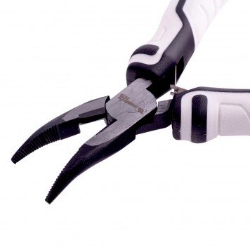 17831 | Длинногубцы 125 мм, изогнутые, авторазжим, MATRIX PRO MINI-2