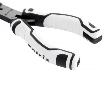 17831 | Длинногубцы 125 мм, изогнутые, авторазжим, MATRIX PRO MINI-4