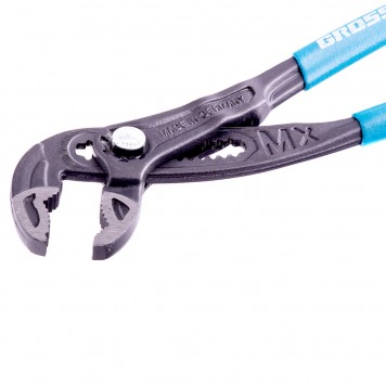 15727 | Клещи переставные, кнопочный механизм, обливные рукоятки, 250 мм, GROSS-1
