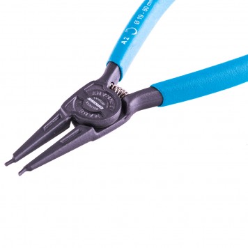 18340 | Съемник, 175 мм, для внешних стопорных колец (19-60 мм), прямые губки (разжим), GROSS-1