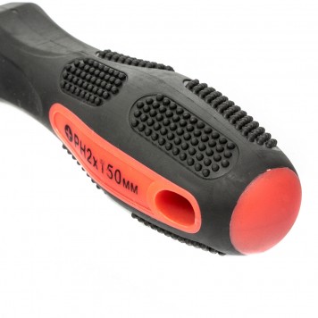 12250 | Отвертка Anti-Slip, PH2 х 150 мм, CrV, двухкомпонентная рукоятка, MATRIX-2
