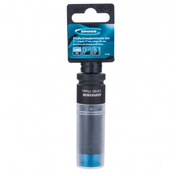 13193 | Головка ударная шестигранная для колесных дисков, 17 мм, 1/2, CrMo, GROSS-3