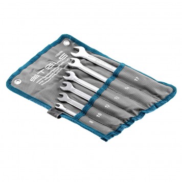 15282 | Набор ключей комбинированных 6 шт, 8-17 мм, антислип, STELS-1