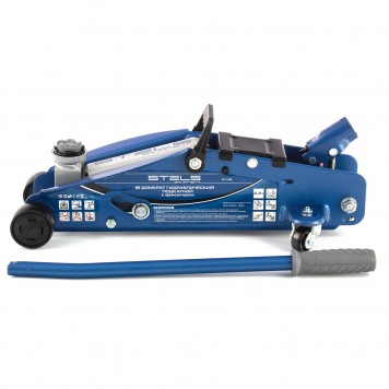 51152 | Домкрат гидравлический подкатной 2,5 т, с фиксатором, Safety Pin, 140-385 мм, STELS-0