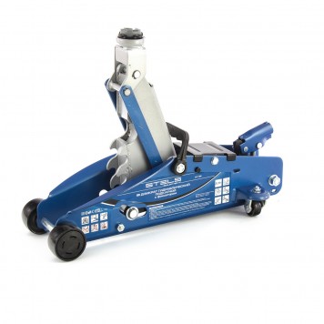 51152 | Домкрат гидравлический подкатной 2,5 т, с фиксатором, Safety Pin, 140-385 мм, STELS-2