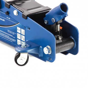 51152 | Домкрат гидравлический подкатной 2,5 т, с фиксатором, Safety Pin, 140-385 мм, STELS-5