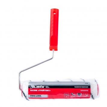 81306 | Валик "Грейтекс" 250 мм, ворс 12 мм, D 48 мм, D ручки 6 мм, изготовлен из полиакрила, MTX PRO LINE-2