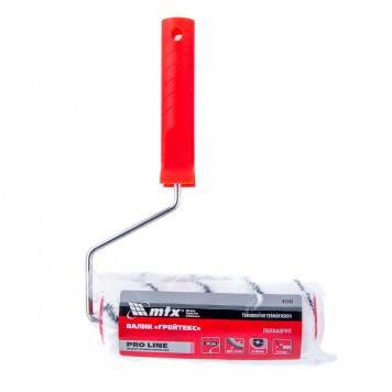 81333 | Валик "Грейтекс" 180 мм, ворс 12 мм, D 40 мм, D ручки 6 мм, изготовлен из полиакрила, MTX PRO LINE-2