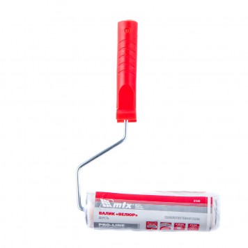 81345 | Валик "Велюр" 180 мм, ворс 4 мм, D 40 мм, D ручки 6 мм, шерсть 50% и полиакрила 50%, MTX PRO-2