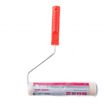 81346 | Валик "Велюр" 250 мм, ворс 4 мм, D 40 мм, D ручки 6 мм, шерсть 50% и полиакрила 50%, MTX PRO-2