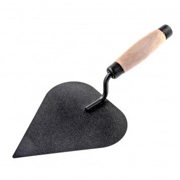 86224 | Кельма штукатура стальная, деревянная усиленная ручка Россия, РОССИЯ-0