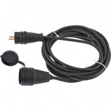 96031 | Удлинитель электрический силовой, 20 м, 1 розетка, КГ 3 х 1,5 мм, 16 А, тип УХЗ-16, DENZEL-0