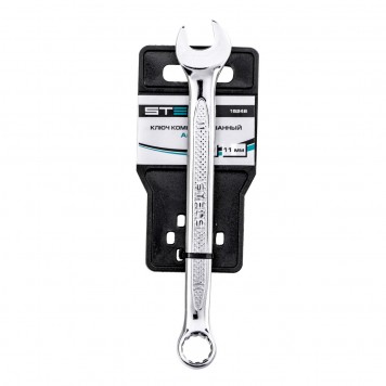 15248 | Ключ комбинированный, 11 мм, CrV, антислип, STELS-3