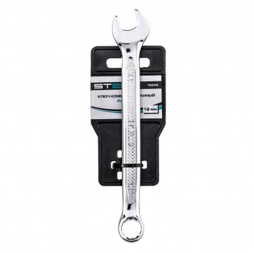 15249 | Ключ комбинированный, 12 мм, CrV, антислип, STELS-3