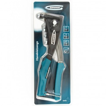 40403 | Заклепочник литой, усиленный, заклепки 2,4-4,8 мм, GROSS-1