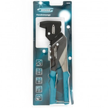 40405 | Заклепочник литой, усиленный, поворотный 0-360 град, заклепки 2,4-4,8 мм, GROSS-2