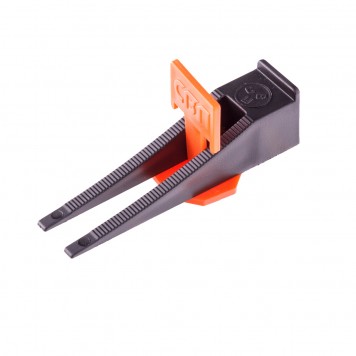 88075 | Система выравнивания плитки СВП - комплект: зажим + клин 250/250 шт, СИБРТЕХ-0