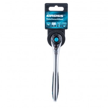 14135 | Ключ трещоточный, 120 зубьев, 1/4", GROSS-3